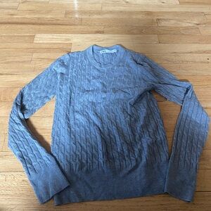 Zara great cable knit  sweater . Size small